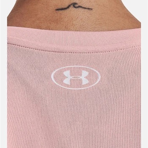 Under Armour Women’s Crew Neck Short Sleeve Tech Shirt - Light Pink - Picture 6 of 6